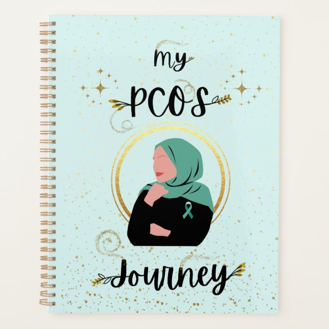 Mein PCOS Journey Polyzystisches Ovarialsyndrom Aq Planer (Vorderseite)