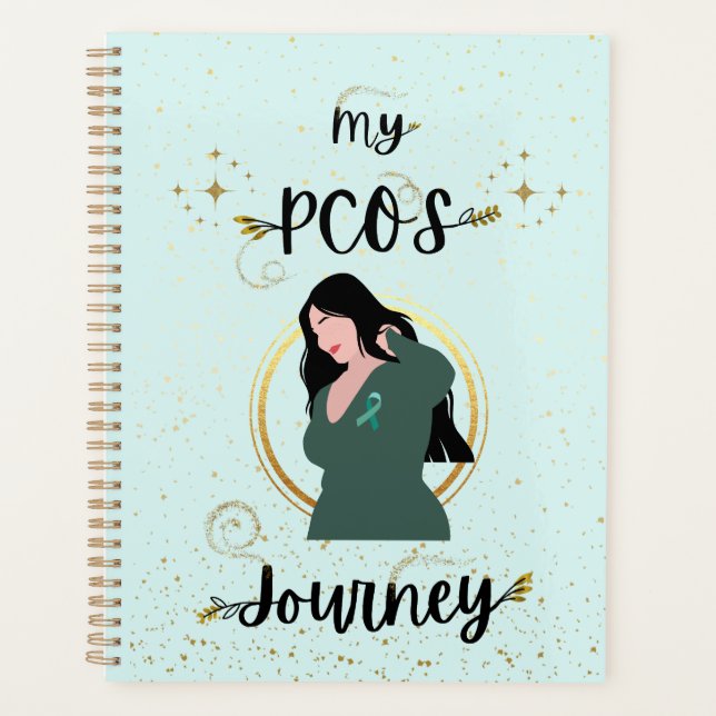 Mein PCOS Journey Polyzystisches Ovarialsyndrom Aq Planer (Vorderseite)