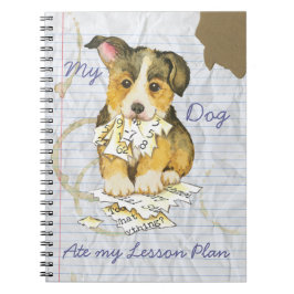 Mein Pembroke Welsh Corgi Ate my Lektionsplan Notizblock