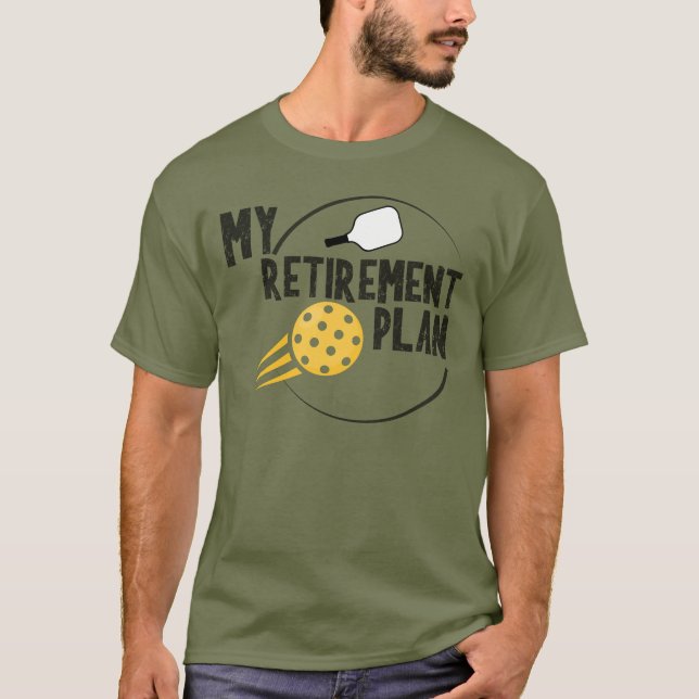 mein Pensionspickleball Sport T - Shirt Merge (Vorderseite)