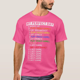 Mein perfekter T - Shirt für Videospiele am Tag