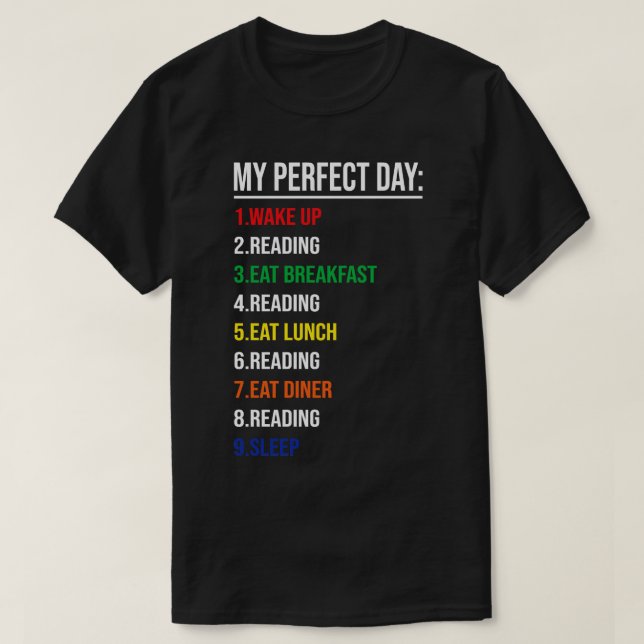 Mein perfekter Tag T-Shirt (Design vorne)