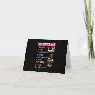 Mein perfekter Tag Weckte auf Quilting und Nähen Karte