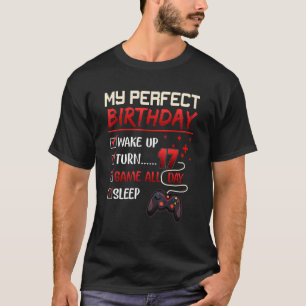 Mein perfekter Video Games Gaming Boy 17. Geburtst T-Shirt