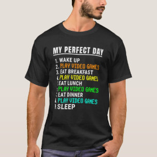 Mein perfekter Videospiel-Shirt Funny Video Gamer T-Shirt