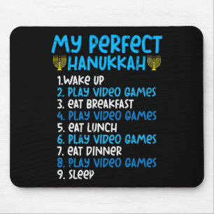Mein perfektes Hanukkah Video Game Chanukah Juden Mousepad