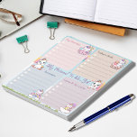 Mein persönlicher Aufgabenbereich ist es, Unicorn  Notizblock<br><div class="desc">Dieses My Personal To-Do List Unicorn Notizblock zeichnet sich durch ein charmantes Design von Einhörnern mit einem farbenfrohen Hintergrund-Thema aus. Die gepunkteten Linien bieten eine bequeme Anleitung, um Ihre Noten ordentlich und organisiert behalten. Dieses Notizblock ist perfekt geeignet, um Prioritäten, Ideen, Erinnerungen oder Aufgabenlisten zusammenzuführen. Es ist eine stilvolle und...</div>