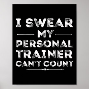 Mein persönlicher Trainer kann sich nicht auf das  Poster
