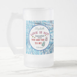 Mein Pfeffer zu deiner Salz-Liebe Mattglas Bierglas