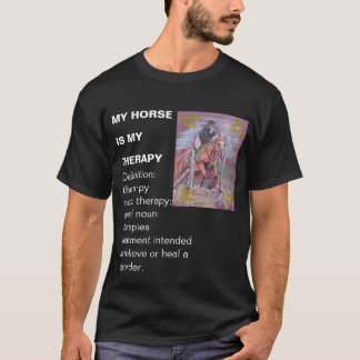 mein Pferd ist mein Therapiediplom-T - Shirt