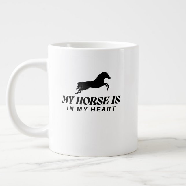MEIN PFERD-Lover-Shirt Jumbo-Tasse (Links)