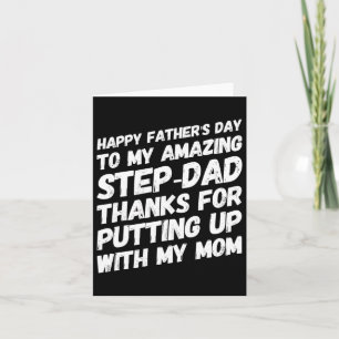 Mein Phantastischer Step-Papa danke, dass er mit m Karte