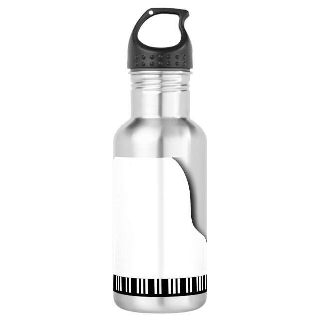 MEIN PIANO EDELSTAHLFLASCHE (Vorderseite)