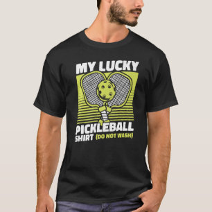 Mein Piktogramm zum Glück bei Pickleball Bekleidun T-Shirt