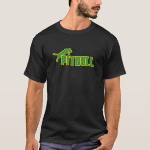 Mein Pitbull Grün/Gelb T-Shirt