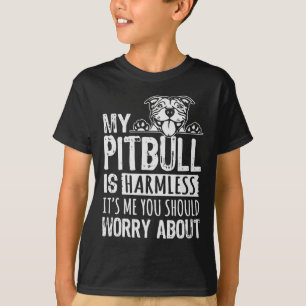 Mein Pitbull ist harmlos für mich. Du solltest dic T-Shirt