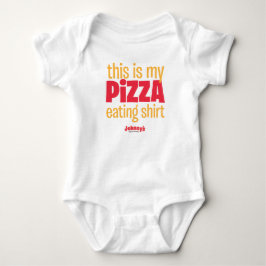 Mein Pizza-Shirt Baby Bodysuit Strampler
