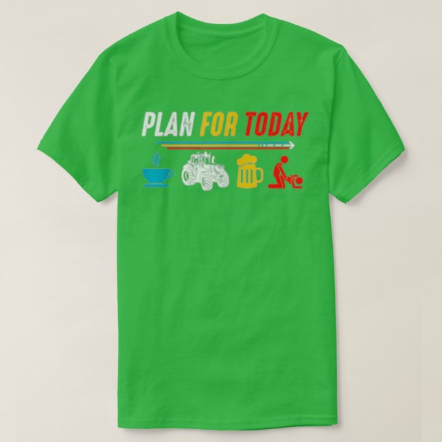 Mein Plan für das heutige Kaffeetractor-Bier für d T-Shirt (Design vorne)