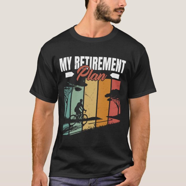Mein Plan für die Anmietung Fahrrad Reiten T-Shirt (Vorderseite)