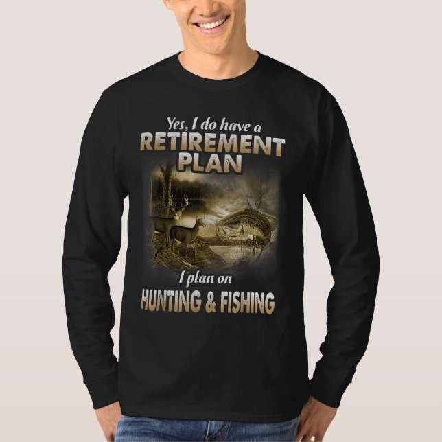 Mein Plan für die Jagd auf Jäger Großvater T-Shirt (Vorderseite)