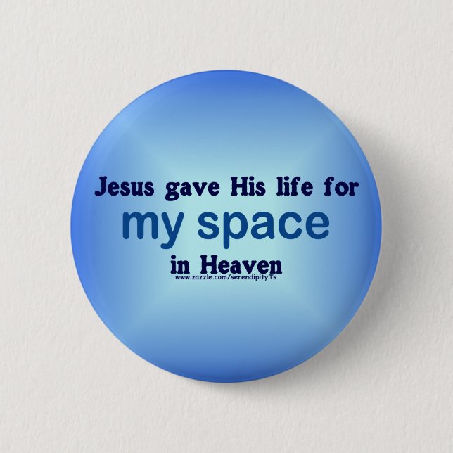 Mein Platz im Himmel Button (Vorderseite)
