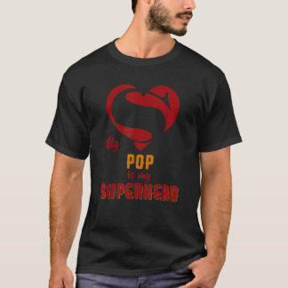 Mein Pop ist Superheldin, Muttertag T-Shirt