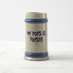 MEIN POP IST, ÜBERSTEIGT!!! BIERGLAS