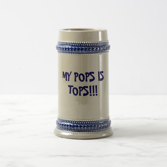 MEIN POP IST, ÜBERSTEIGT!!! BIERGLAS (Mittel)
