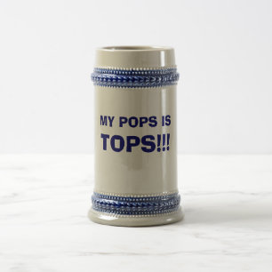 MEIN POP IST, ÜBERSTEIGT!!! BIERGLAS