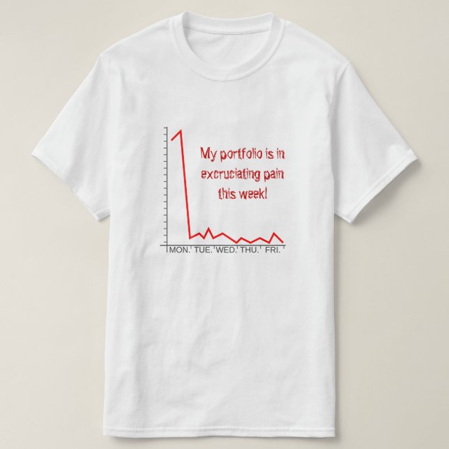 "Mein Portfolio hat diese Woche schmerzhafte Seite T-Shirt (Design vorne)