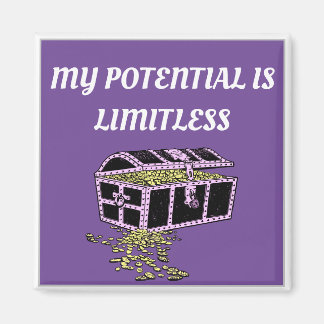 Mein Potenzial ist grenzenloses Magnet