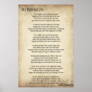 Mein PpEiAeCcEe ©2012 durch Trinka höflich Poster