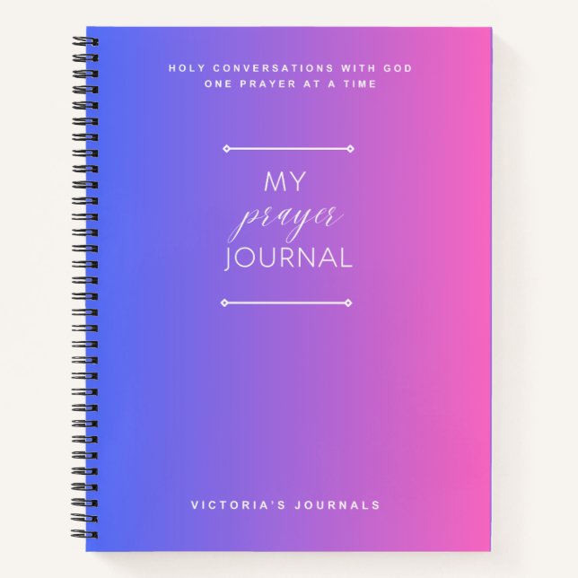 Mein Praetjournal Notizbuch (Vorderseite)