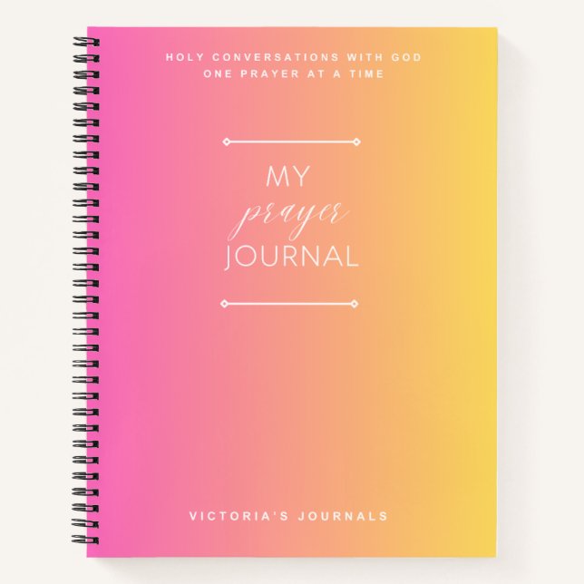 Mein Praetjournal Notizbuch (Vorderseite)