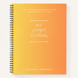 Mein Praetjournal Notizbuch