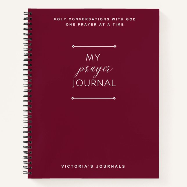 Mein Praetjournal Notizbuch (Vorderseite)