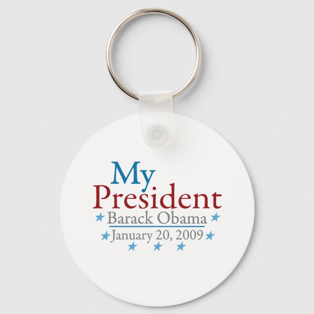 Mein Präsident (Barack Obama) Schlüsselanhänger (Vorderseite)