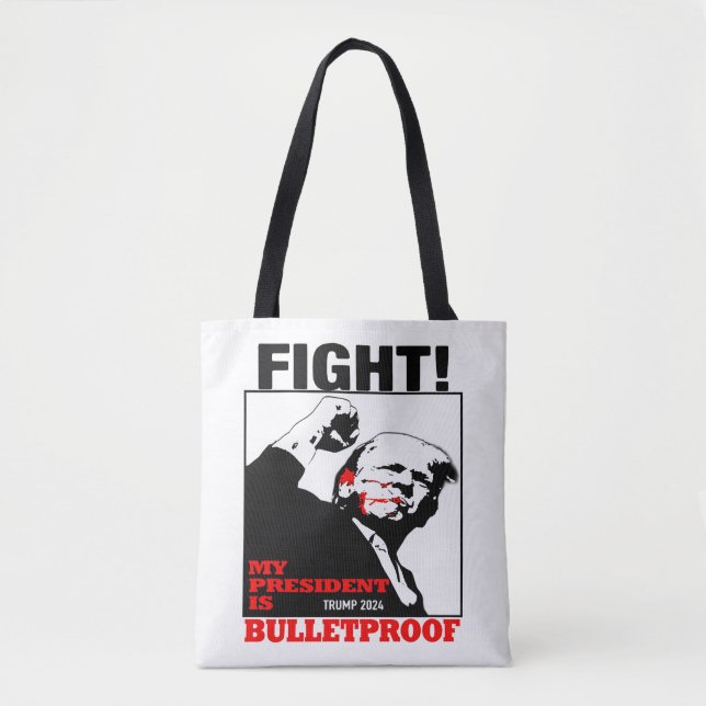 Mein Präsident ist kugelsicher Trump Tasche (Vorderseite)