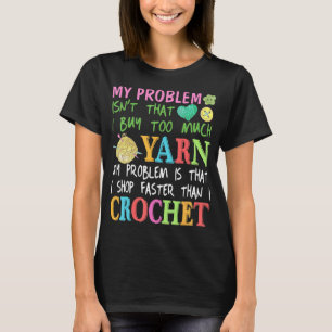 Mein Problem ist, dass ich zu viel Garn für Croche T-Shirt