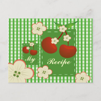 Mein recipe Cherry Patch Postkarte