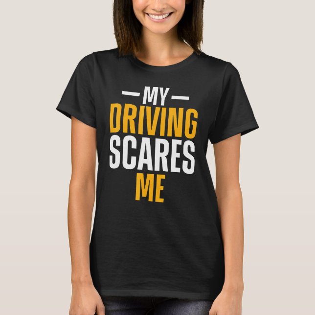 Mein Rennfahrer macht mir Sorgen T-Shirt (Vorderseite)