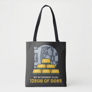 Mein Rentenplan 128GB DDR5 lustiger RAM-Humor Tasche