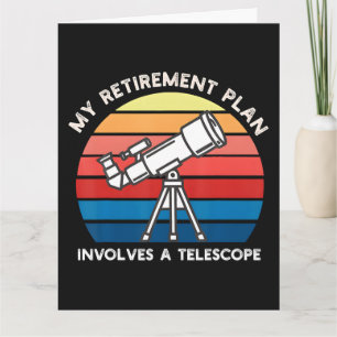 Mein Rentenplan beinhaltet ein Teleskop Karte