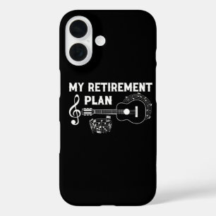 Mein Rentenplan Gitarre Lustige Musiker iPhone 16 Hülle