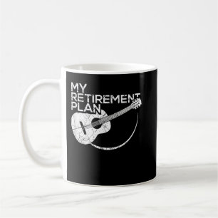 Mein Rentenplan Gitarre Lustige Musiker Kaffeetasse