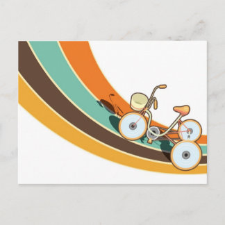 Mein Retrorad Postkarte