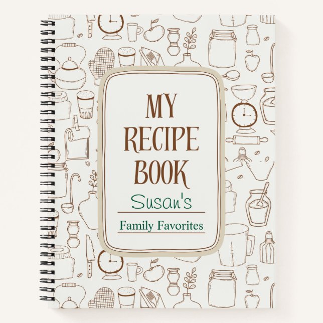 Mein Rezept - Favoritenrezepte Notizbuch (Vorderseite)