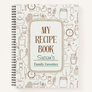 Mein Rezeptbuch - Lieblingsrezepte Notizbuch