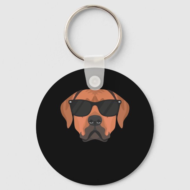 Mein rhodesisches Ridgeback ist das Coolste Schlüsselanhänger (Vorderseite)
