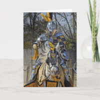 Mein Ritter in leuchtender Rüstung danke Karte